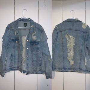 Women’s XL Wild Fable Ripped Jean Jacket